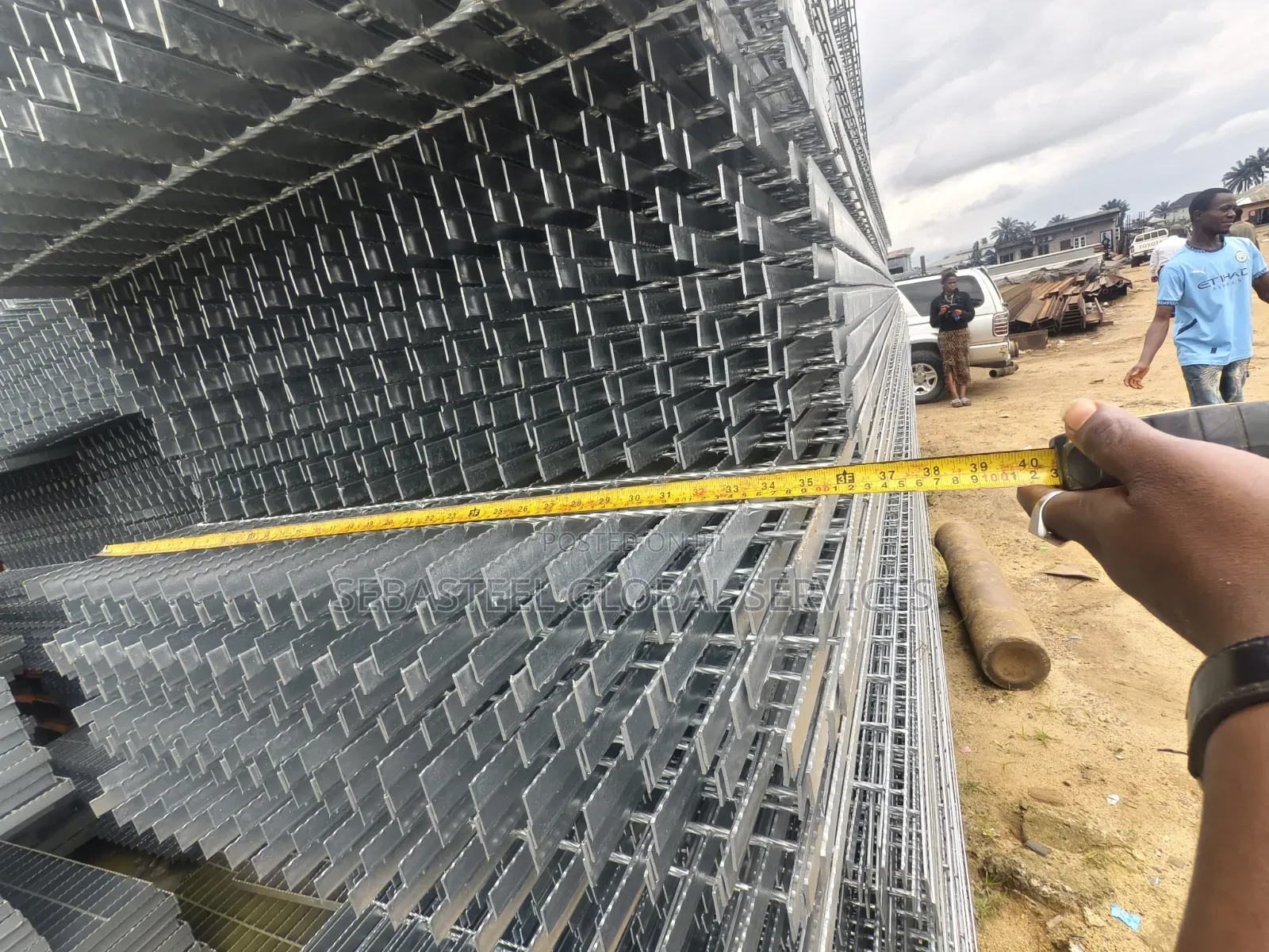Galvanized Grating 1x3mm