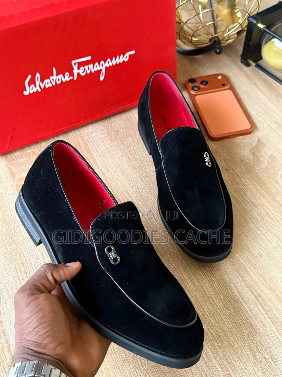 Salvatore Ferragamo Velvet Loafers Size 41-46