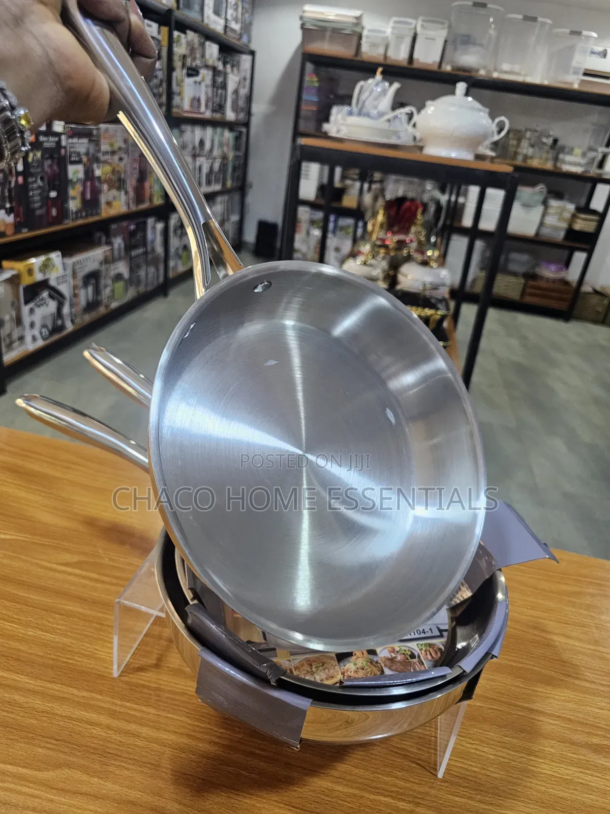 Hausroland Stainless Steel Frying Pan (28cm 26cm 24cm)