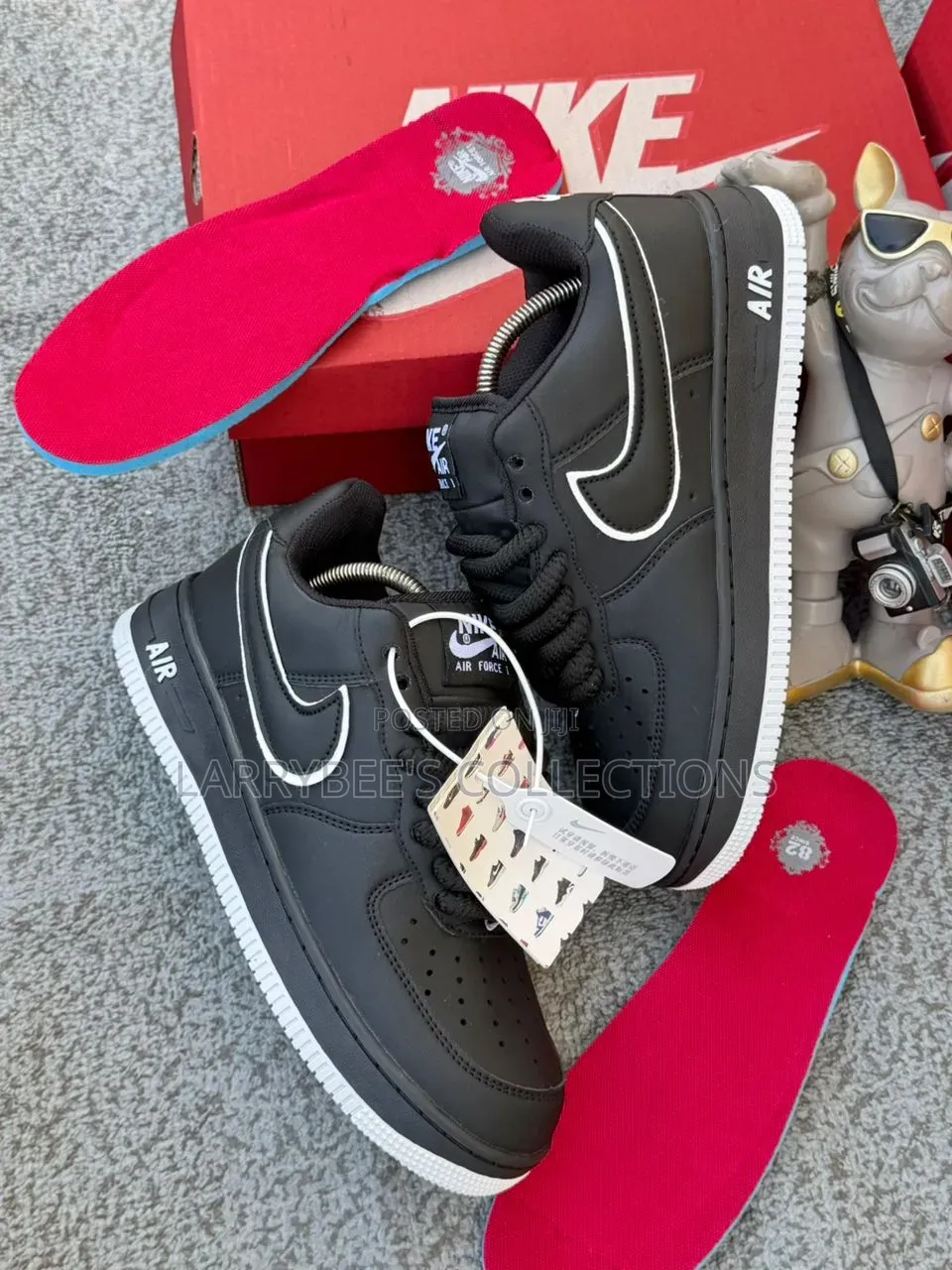 Black 1 Nike Air Force Sneakers