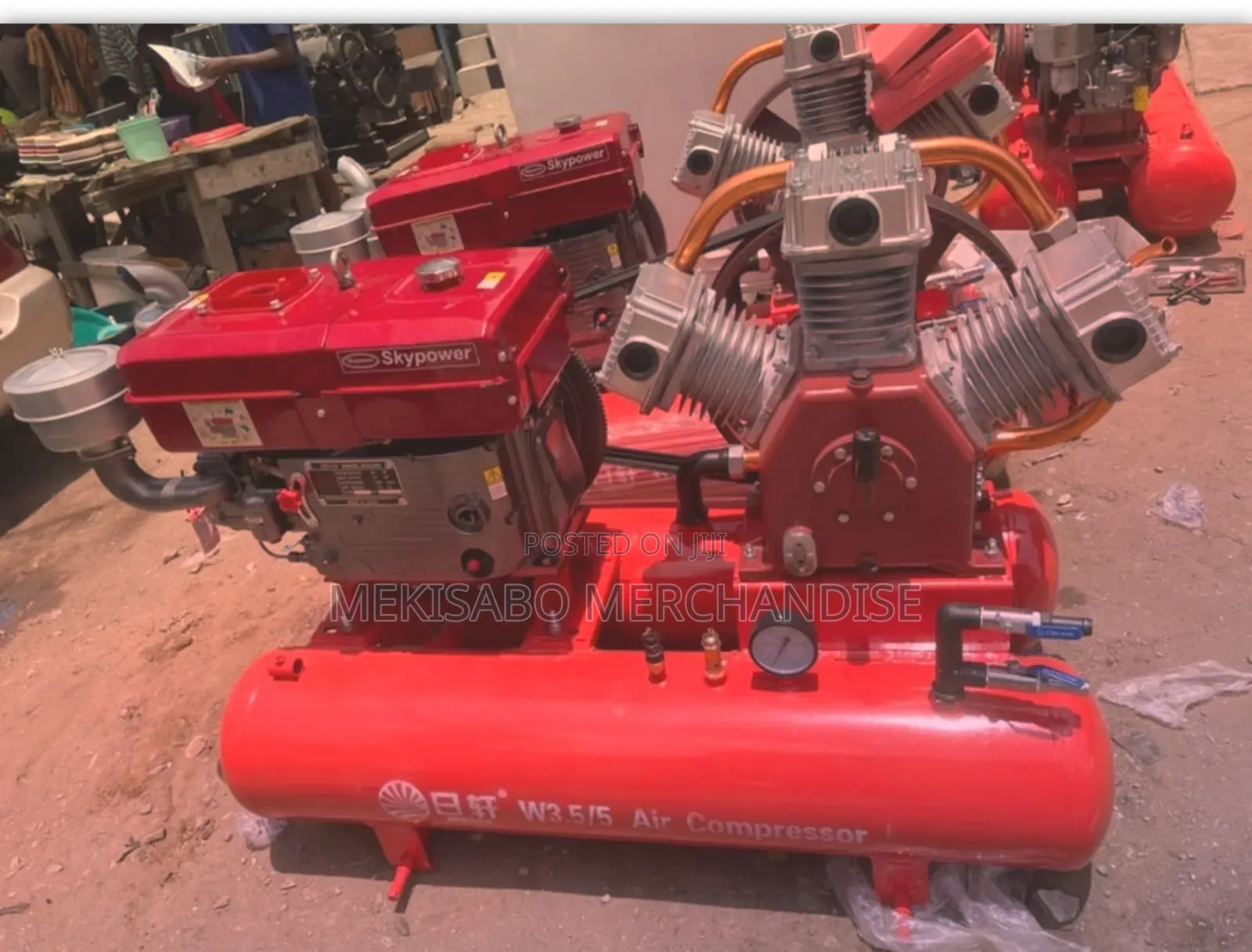 Jackhammer Compressor Double Tank 20hp