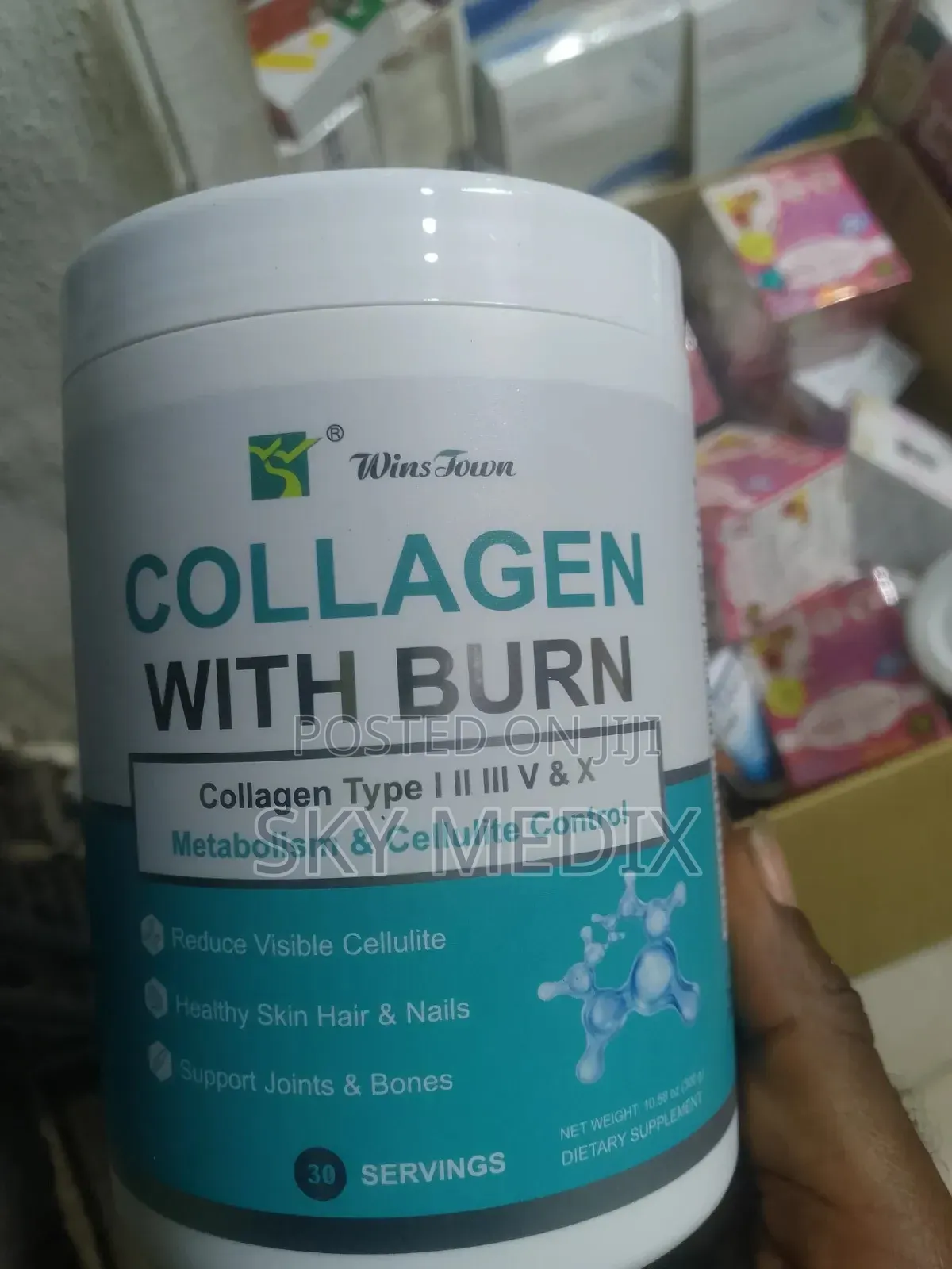 Wins Town Collegen With Burn