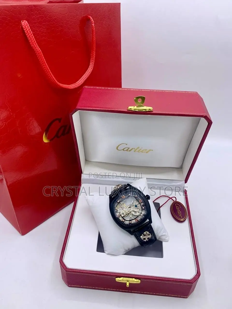 Cartier Quality Luxury Men Automatic Engine Wristwatch