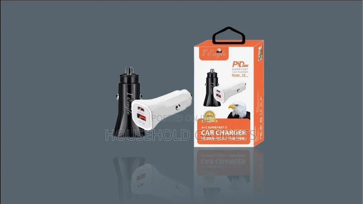 Phone Charger Used in a Car With Type C Output