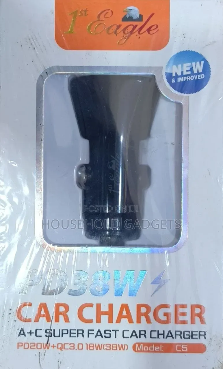 Phone Charger Used in a Car With Type C Output