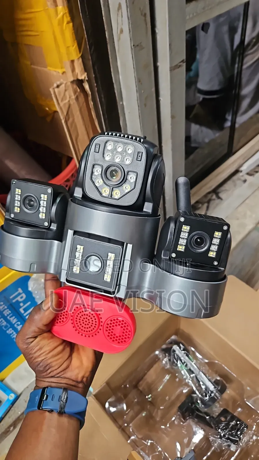 HiEasy 4 Lens Solar Camera With 2 Panels Full HD High Quality