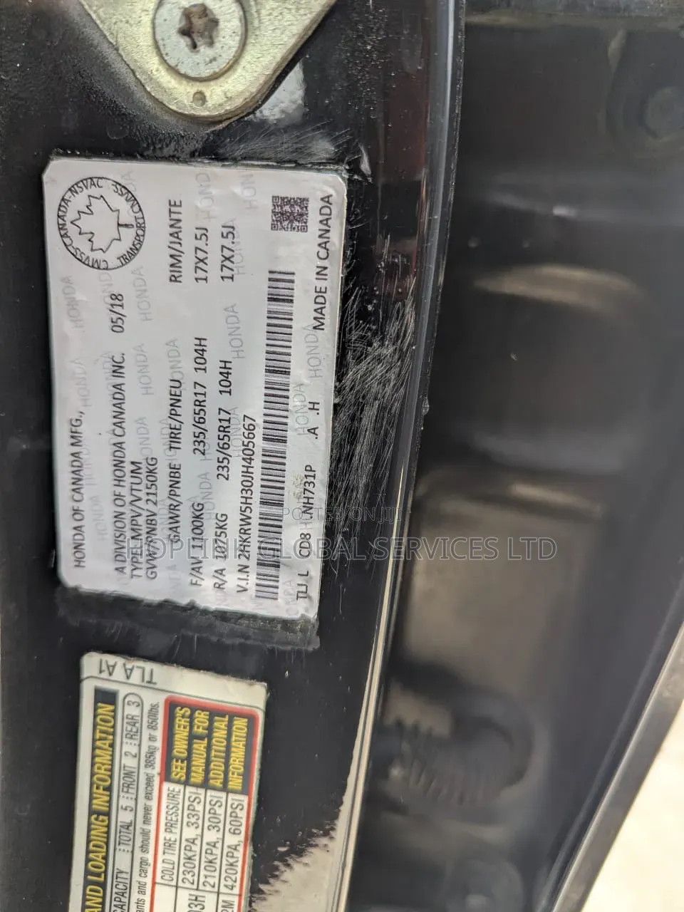 Honda CR-V EX-L FWD 2018 Black