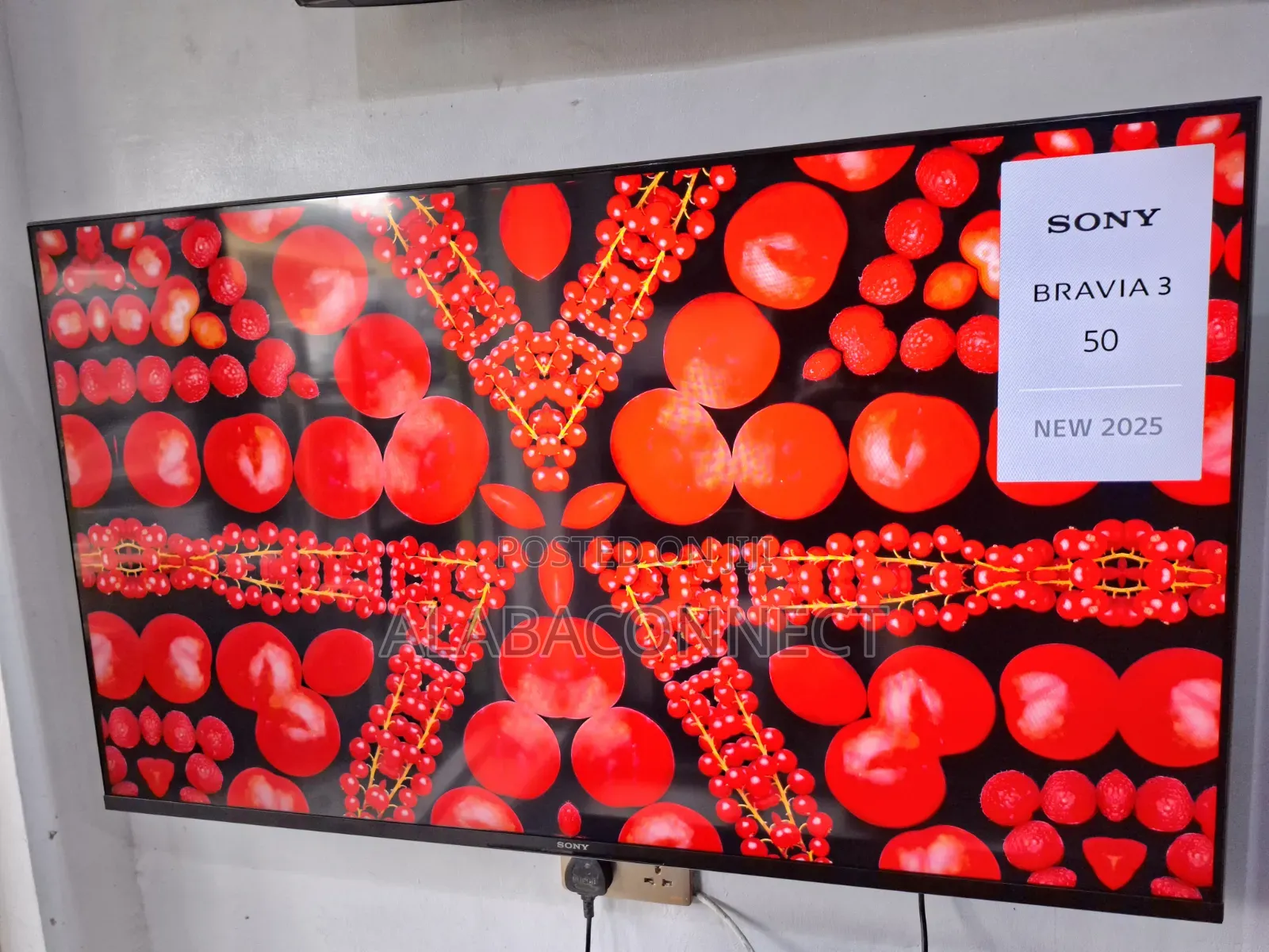 2025 50" Sony Bravia 3 4k HDR Google TV  With Dolby Atmos Sound