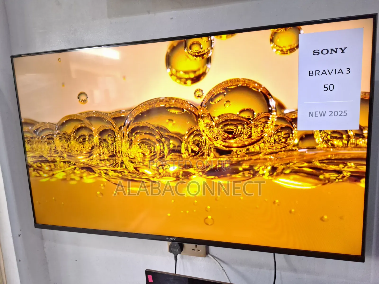 2025 50" Sony Bravia 3 4k HDR Google TV  With Dolby Atmos Sound