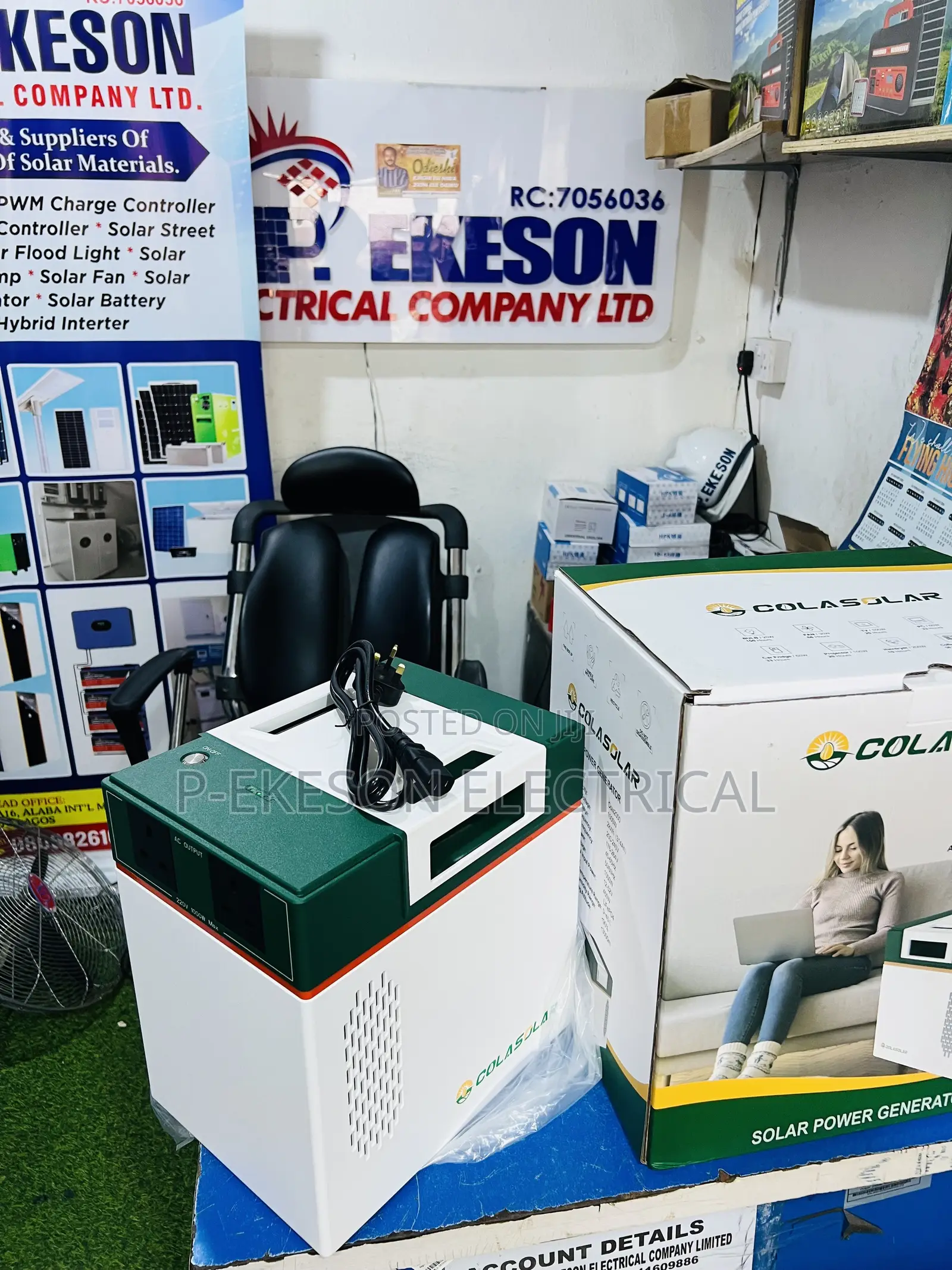 Colasolar 2kwh Solar Generator – 1000w Output