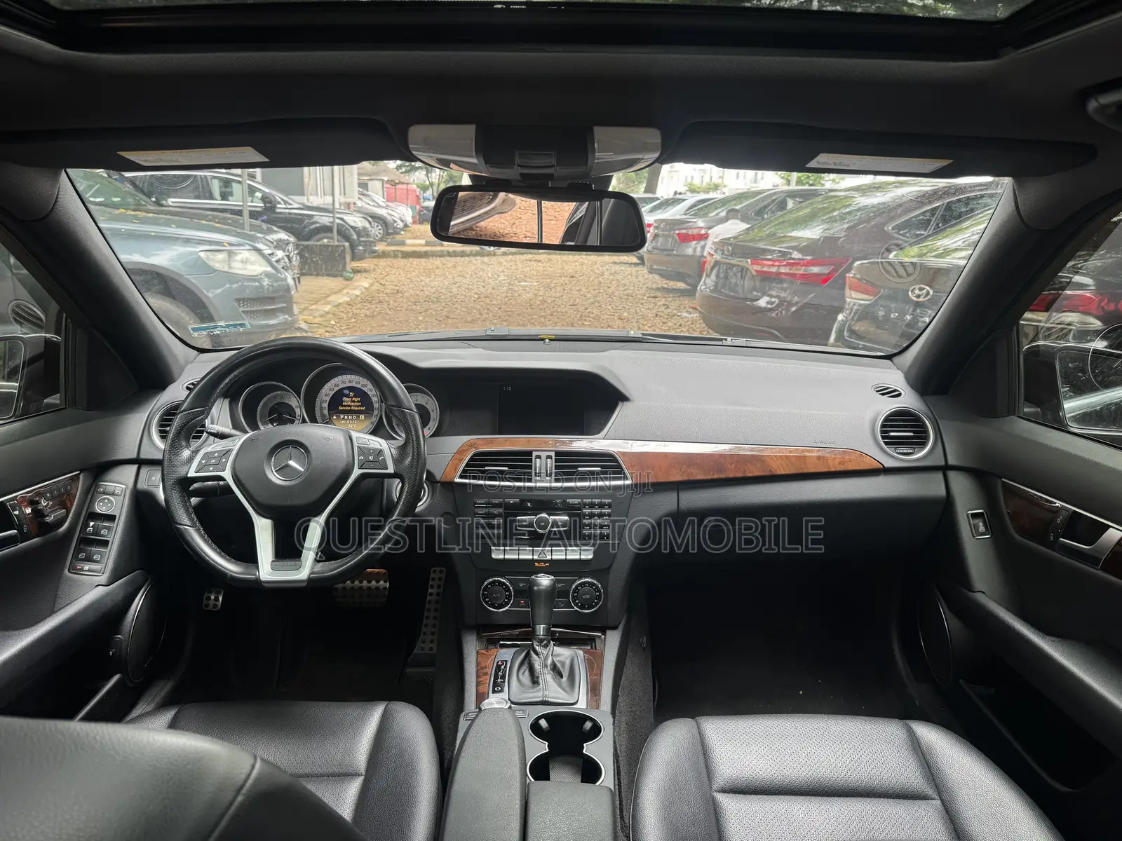 Mercedes-Benz C300 Sport 4Matic Sedan AWD (3.0L 6cyl 7A) 2012 Black