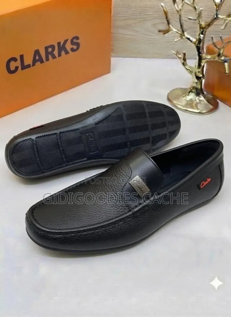 Clarks Leather Driving Loafers Brown/Black 40-46