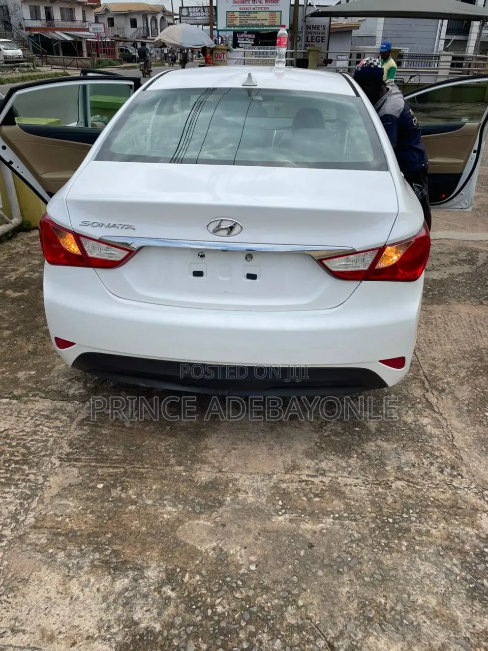 Hyundai Sonata SE 4dr Sedan (2.0L 4cyl Turbo 6A) 2014 White