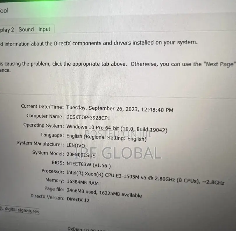 Laptop Lenovo ThinkPad P50 16GB Intel Xeon SSD 512GB