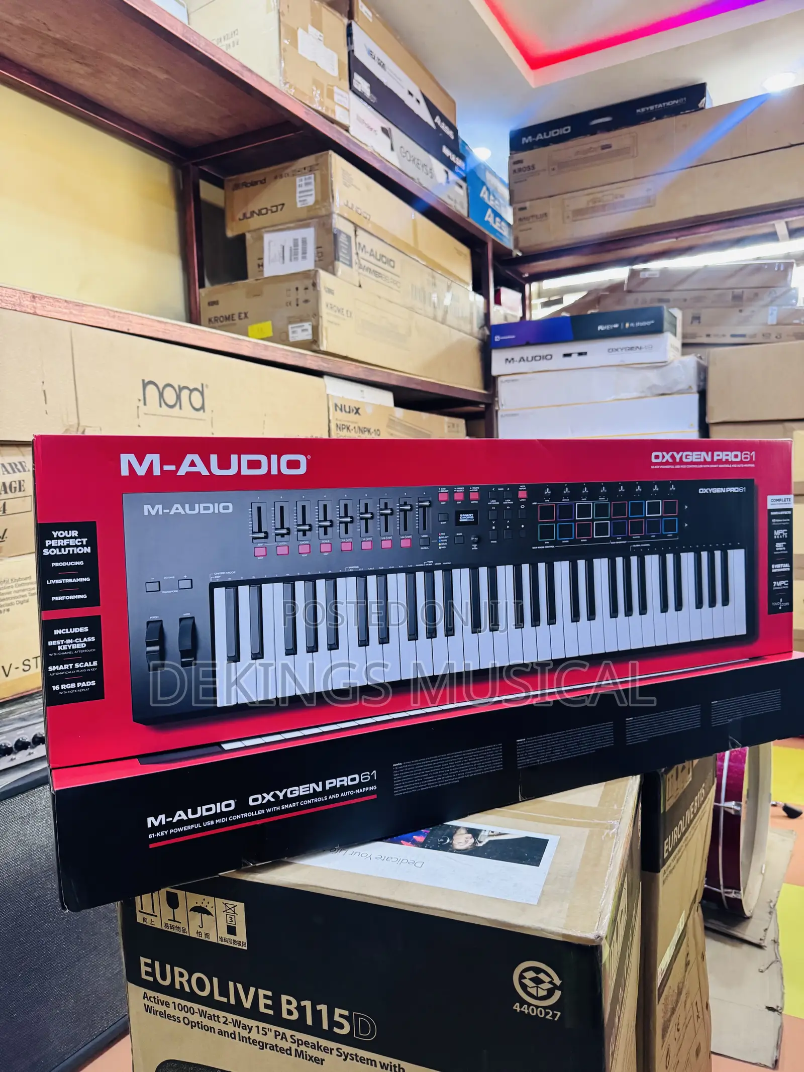 M-Audio Oxygen Pro 61 USB MIDI Keyboard Controller