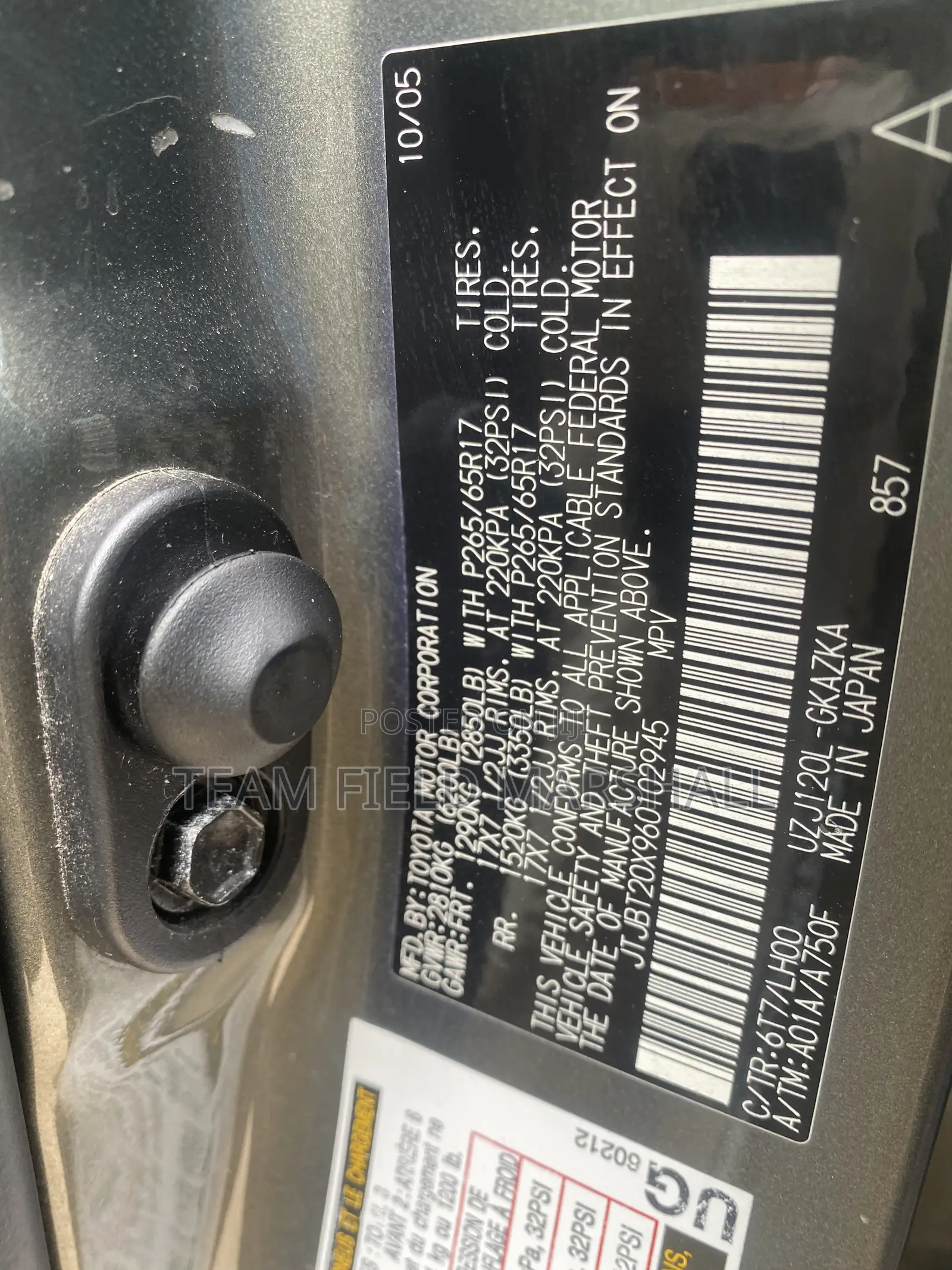 Lexus GX 470 Sport Utility 2006 Gray