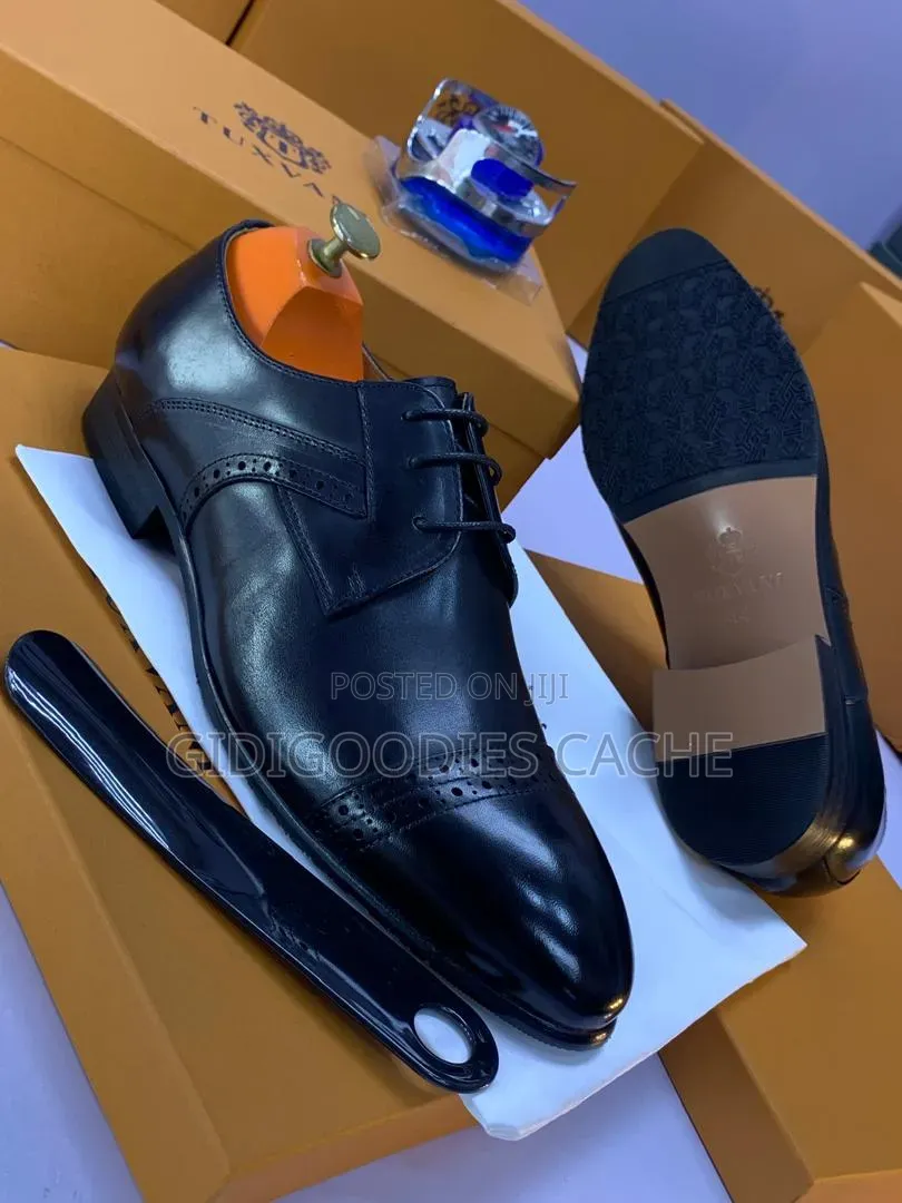 Tuxvani Cap-Toe Brogue Oxford Dress Shoes Size 40-46