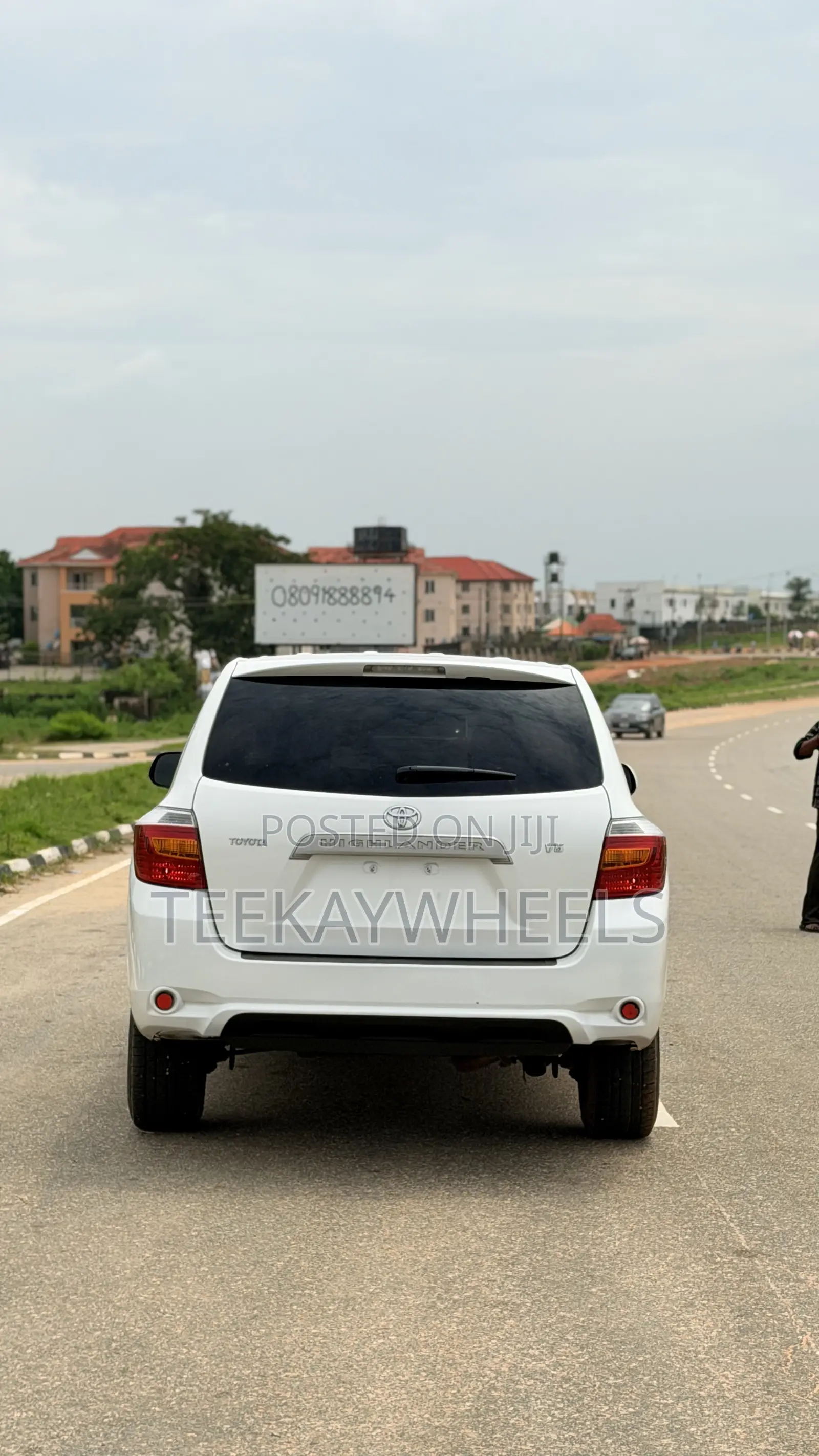 Toyota Highlander Limited 2008 White