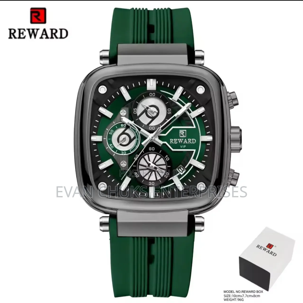 Reward Rubber Strip Stainless Steel Head