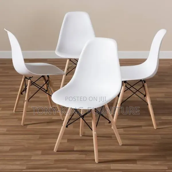 Modern Imported 4-Dining Chair With Strong Wooden Leg