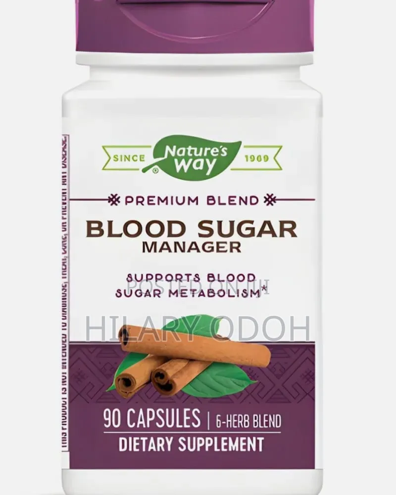 Natures Way Blood Sugar Manager, 90 Caps