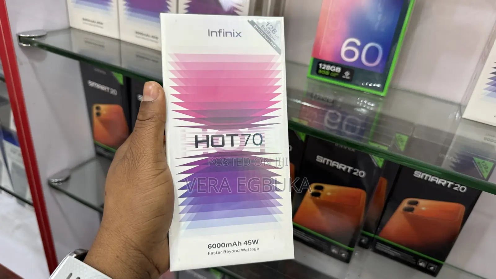New Infinix Hot 70 128 GB