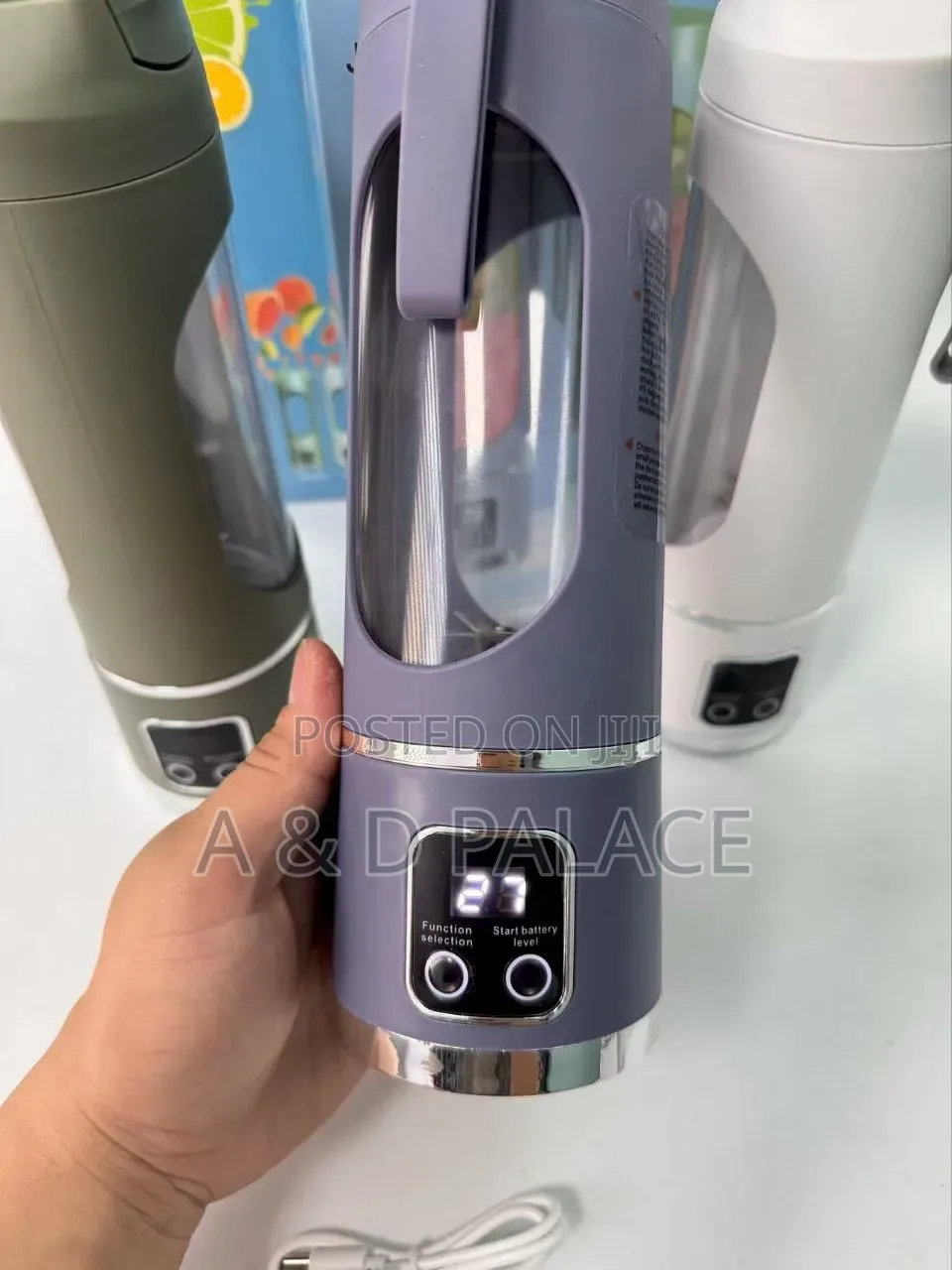 Portable Rechargeable Juicer With Fast Blade for Crushing Smoothie