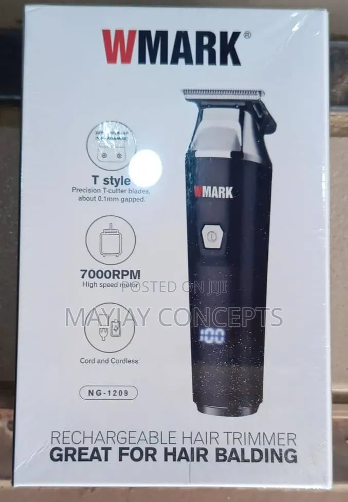 WMARK Professional Trimmer-Rechargeable Cordless Beard Clipper-Ng1209