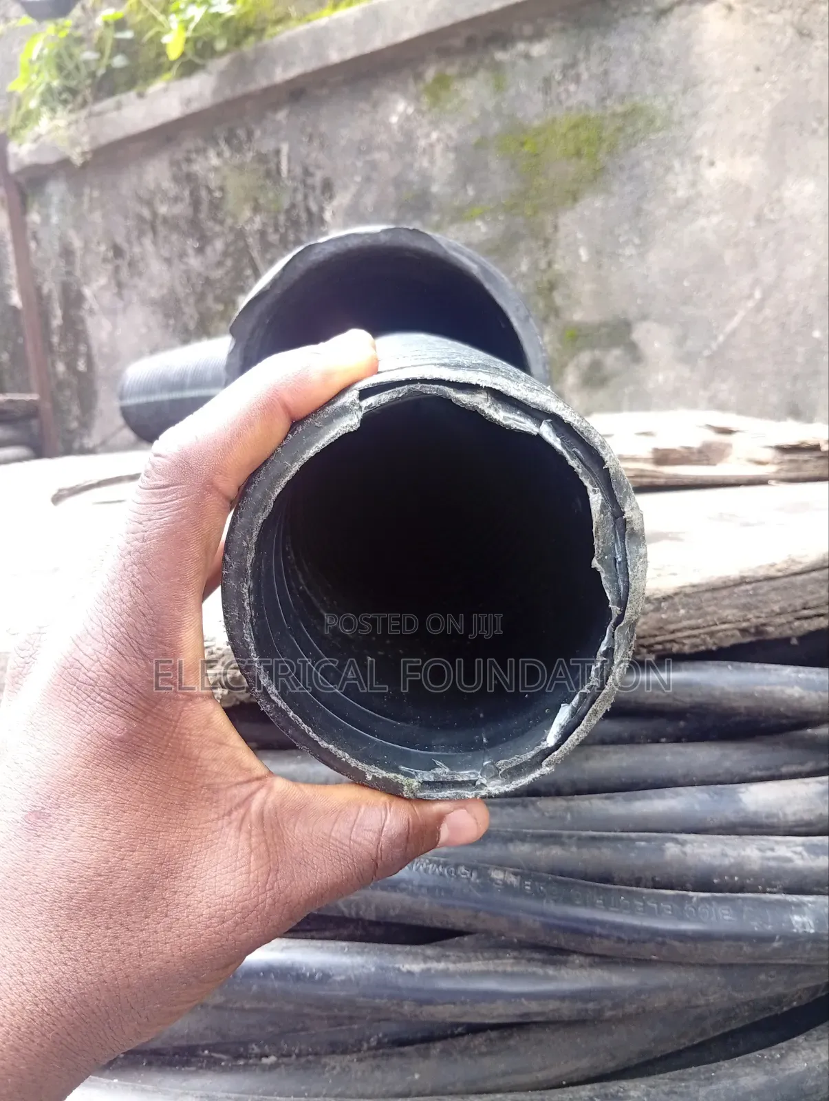 50mm Flexible Conduit Black 50 Meters Length