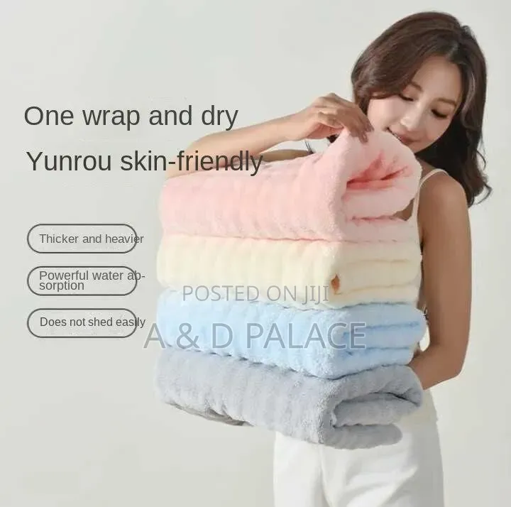 2in1 Original Soft Absorbent Adult Bathing Towel With Baby Towel