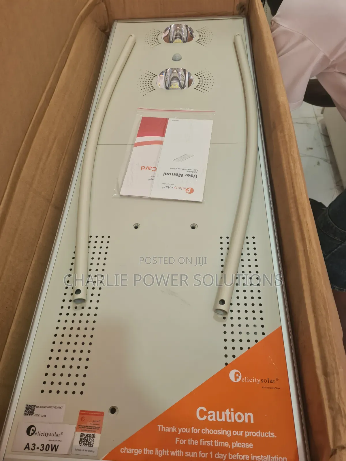 Felicity A3 30watts All in One Aluminium Body Solar Streetlight