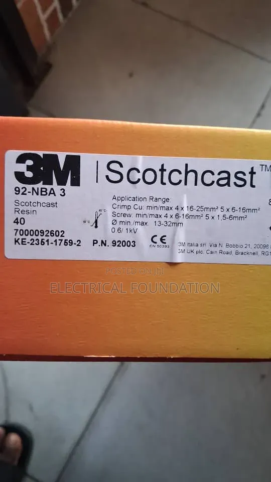 (3m) Chemical Joint Kit Scotch Cast for 35mm 4 Core Cable
