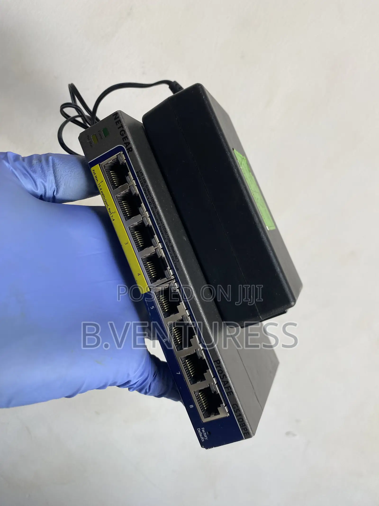 NetGear ProSafe Plus GS108PE 8-Port Gigabit Ethernet Switch
