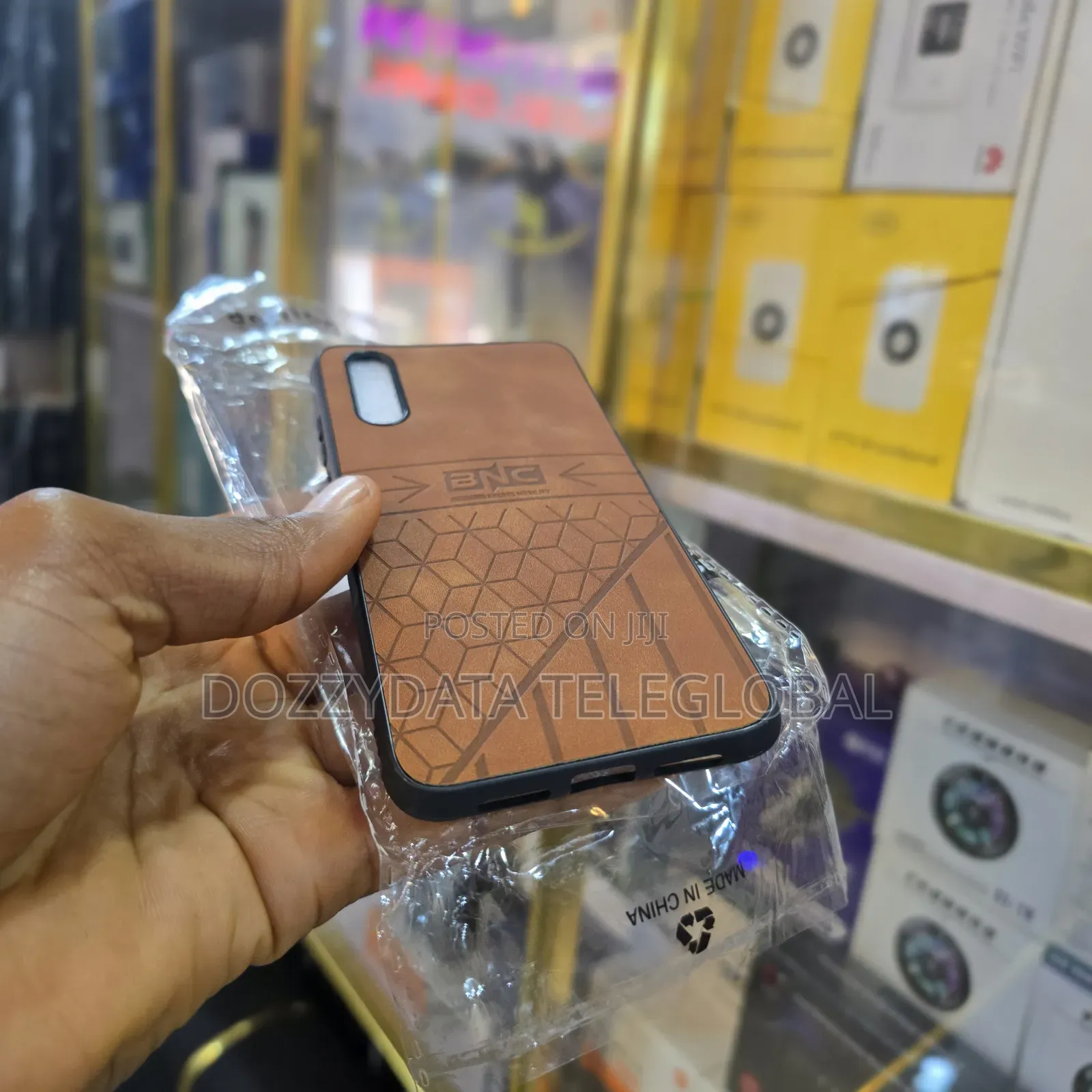 Huawei P20 Brown Leather Case