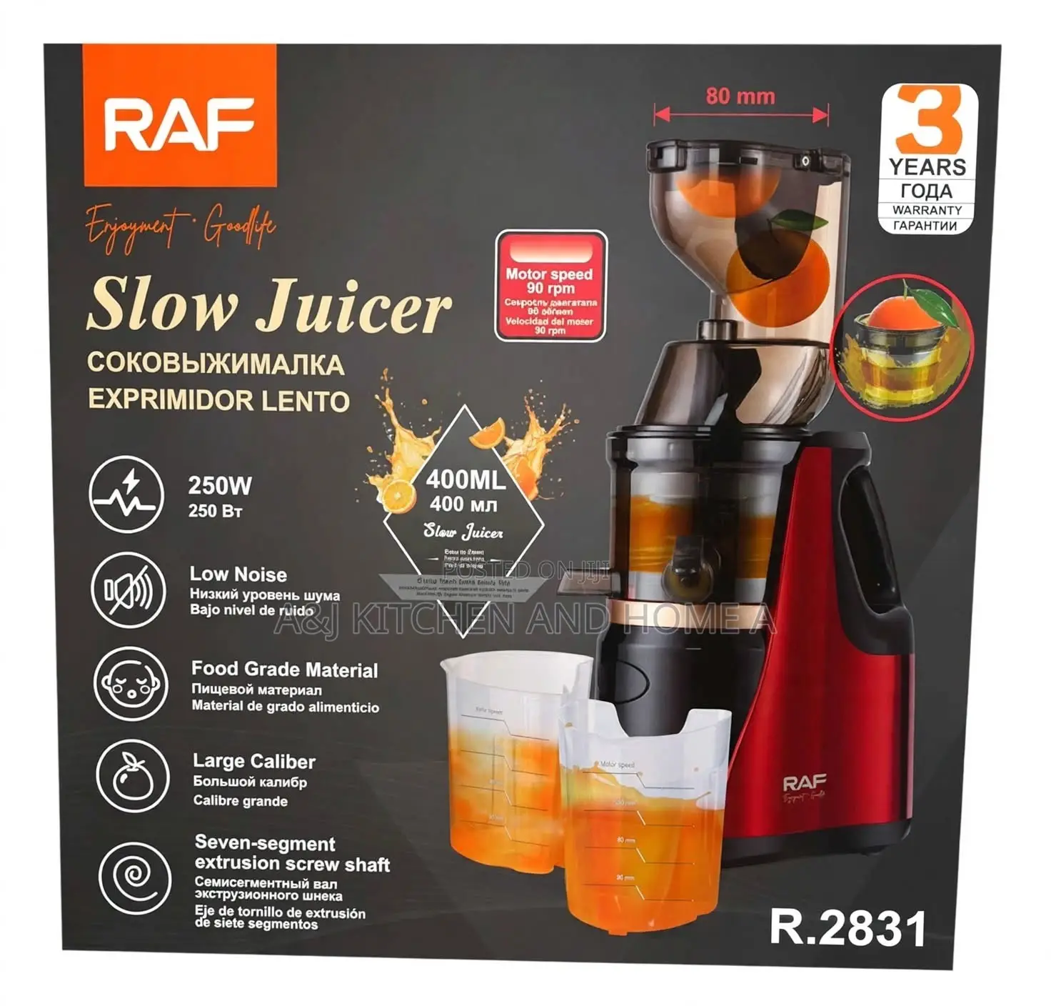 RAF Slow Juicer