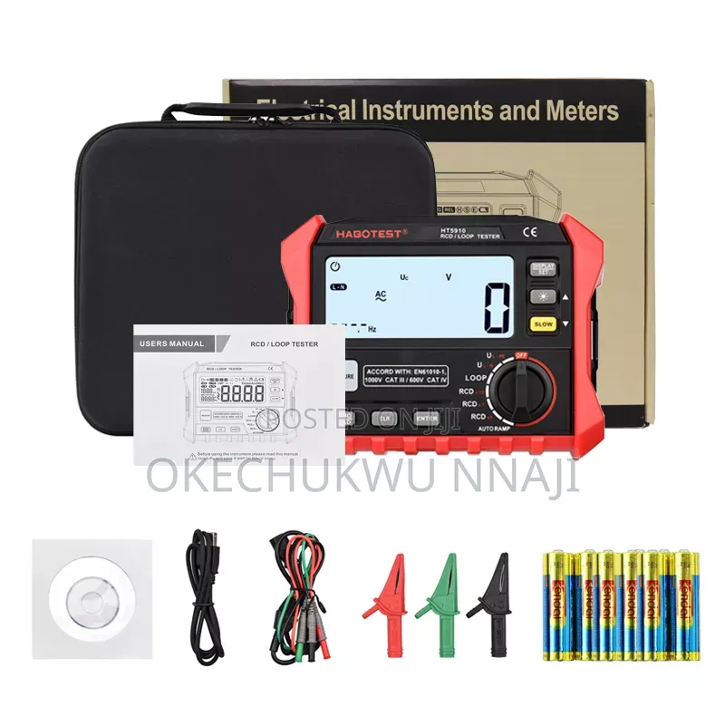Digital Grounding Earthing Tester 0-4kω,200v Megohmmeter Multimeter