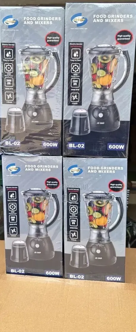 JDSMP 600W Blender & Grinder – Powerful, Durable&Efficient Kitchen Pro