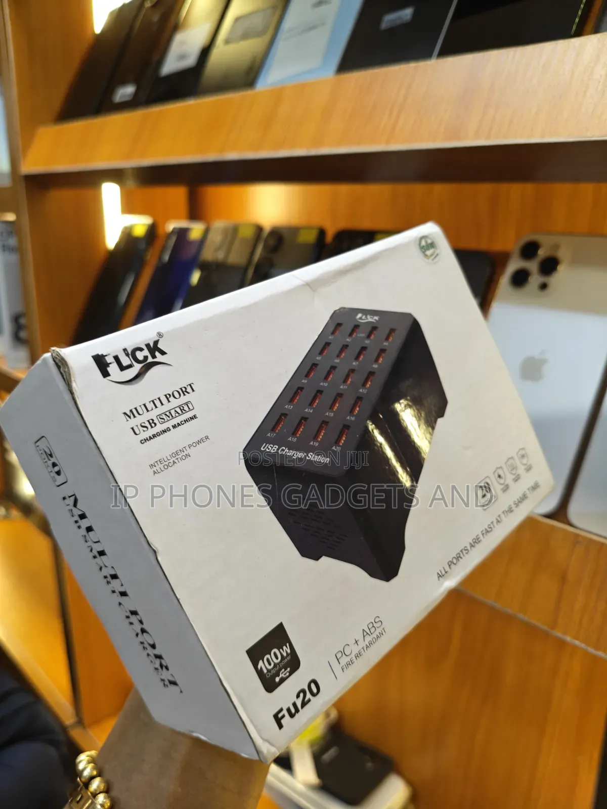 FLCK Fu20 20-Port 100W USB Charging Station - New