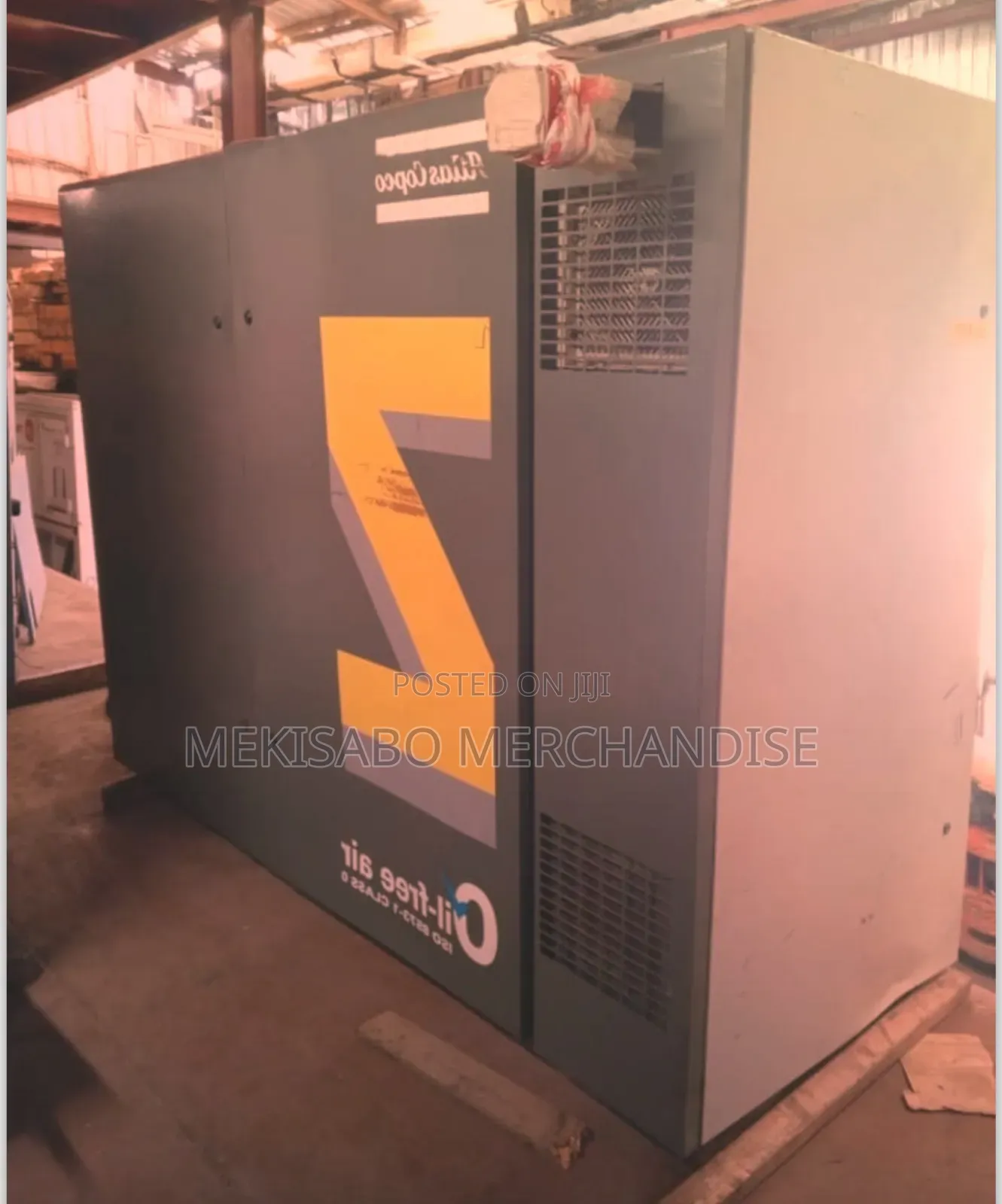 Used 55kw Industrial Screw Air Compressor Oilfree