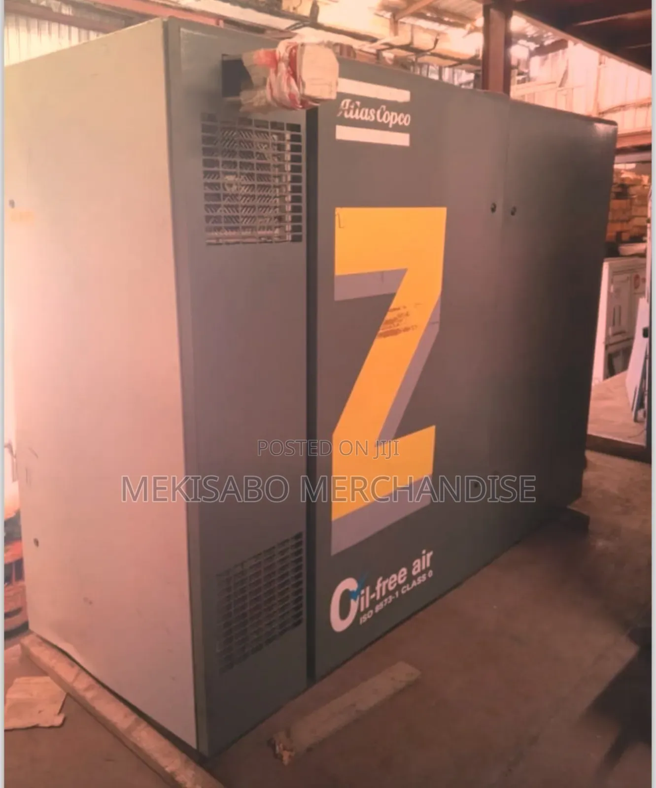 Used 55kw Industrial Screw Air Compressor Oilfree