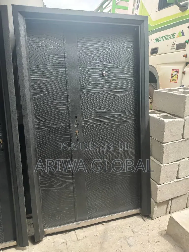 Modern Design. Strong Nigerian Security Door, Built to Last.