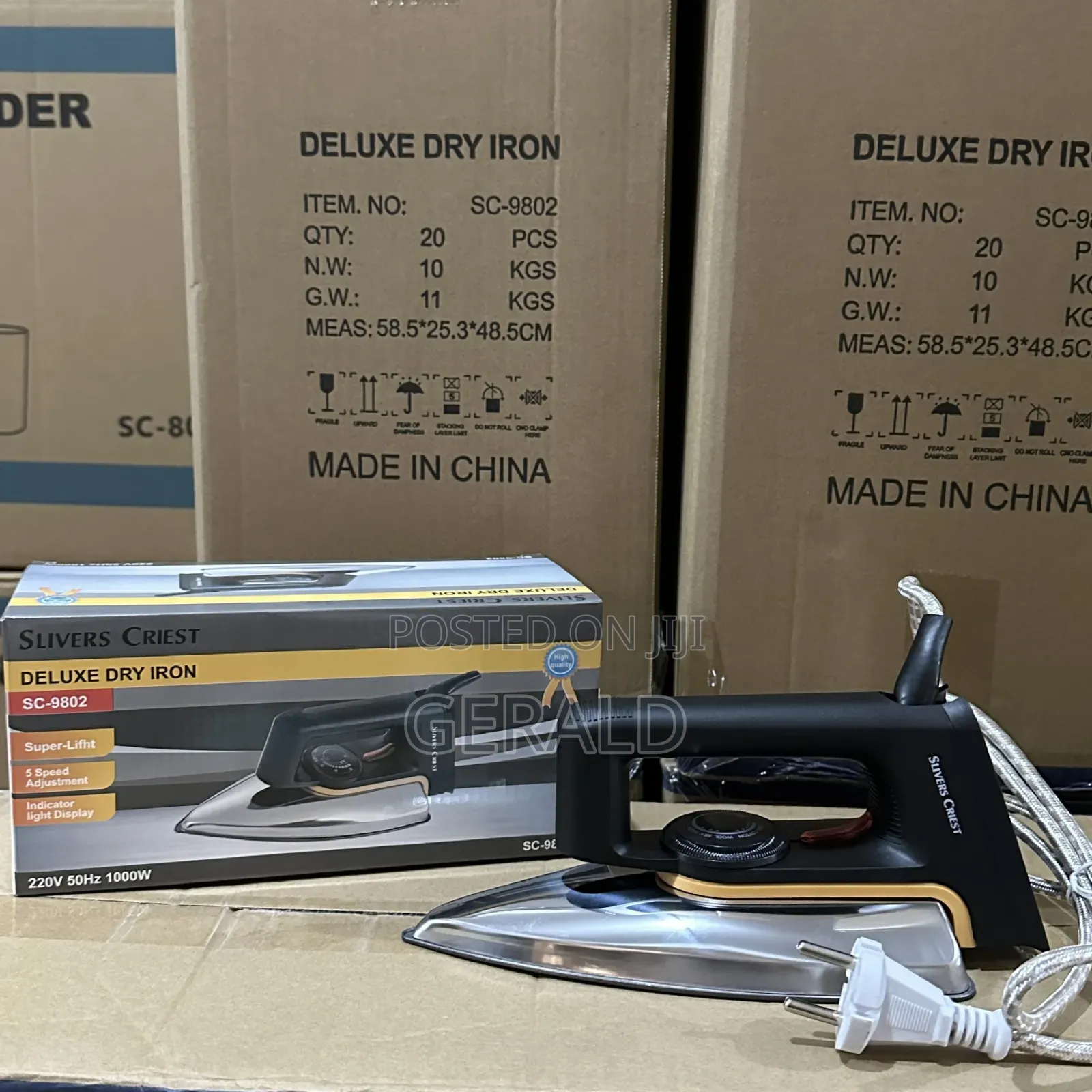 Original Brand New Silver Crest Electric Iron1000W-5 Speed Adjustment