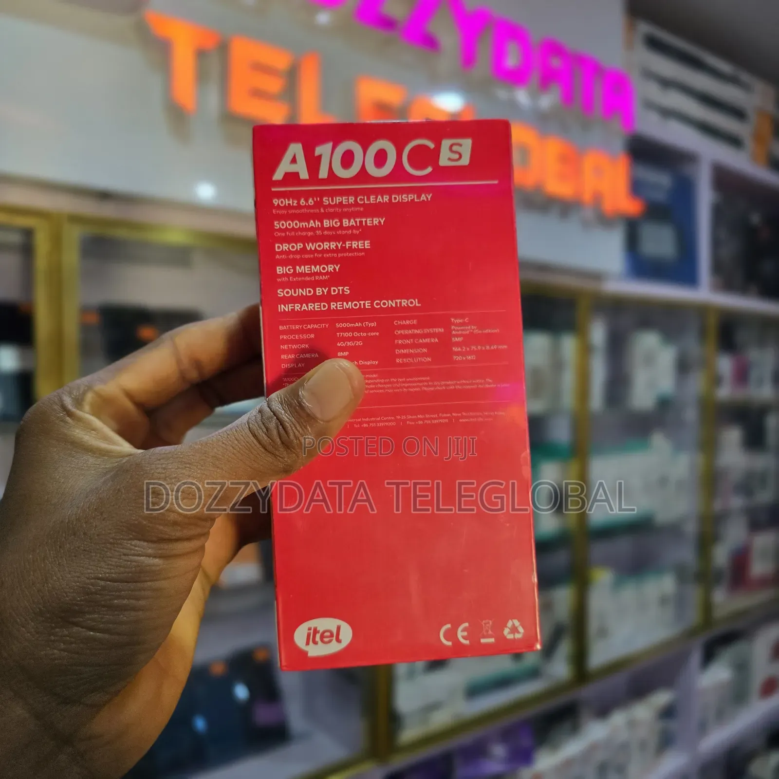 New Itel A100C 64 GB Silver
