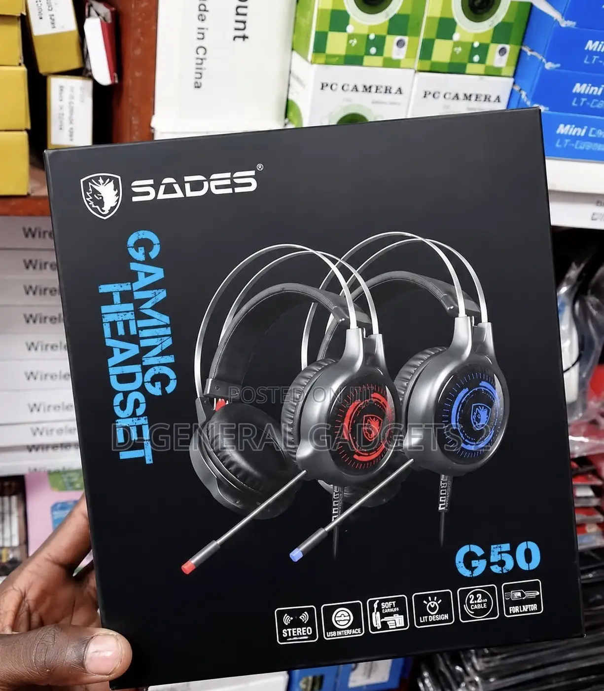 Sades G50 Stereo Wired Gaming Headset