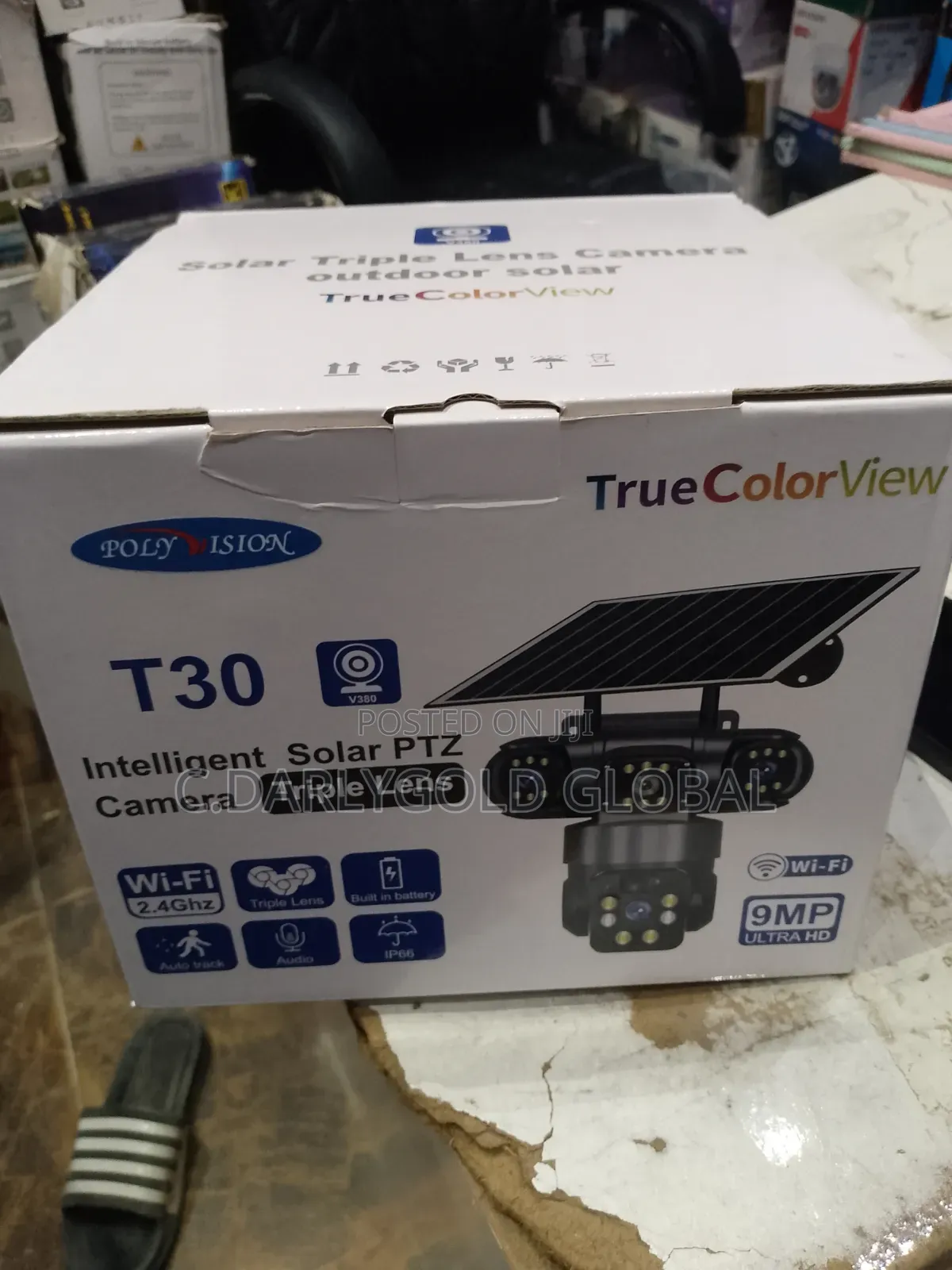 Solar Camera 3lens WiFi Connection