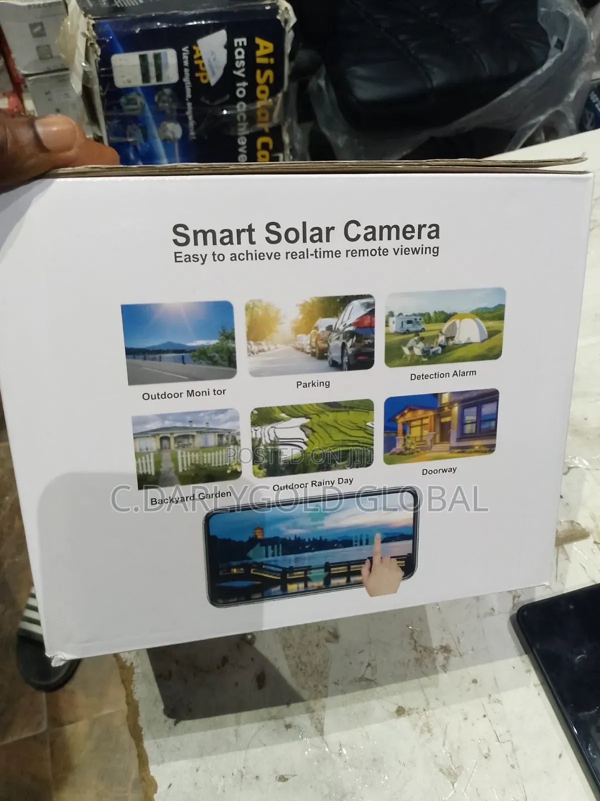 Solar Camera 3lens WiFi Connection