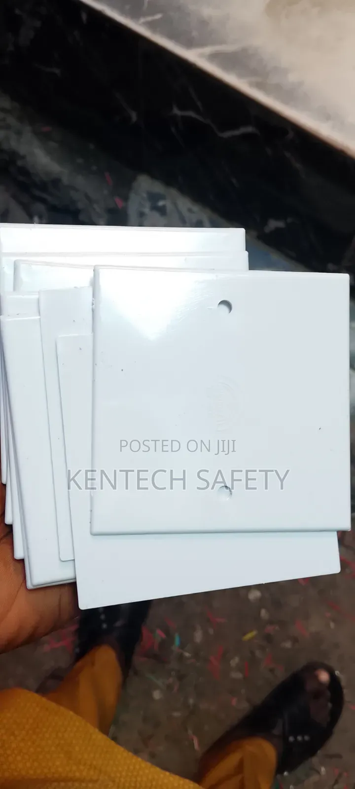 100 PCs 3x3 Electrical Blank Cover