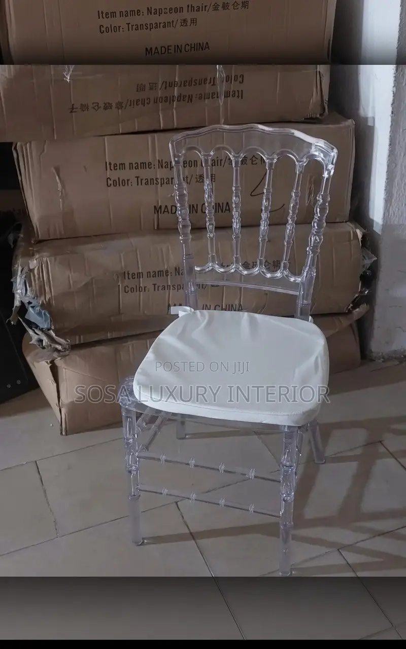 Brand New Transparent Chiavari Chairs