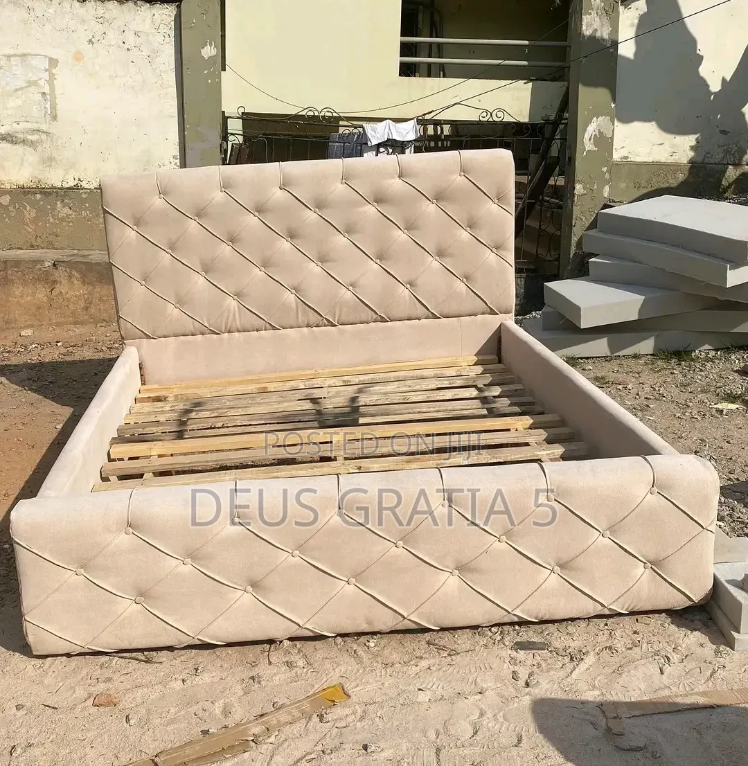 6 by 6 Feet Bedframe for Bedroom/Hotels/Apartment