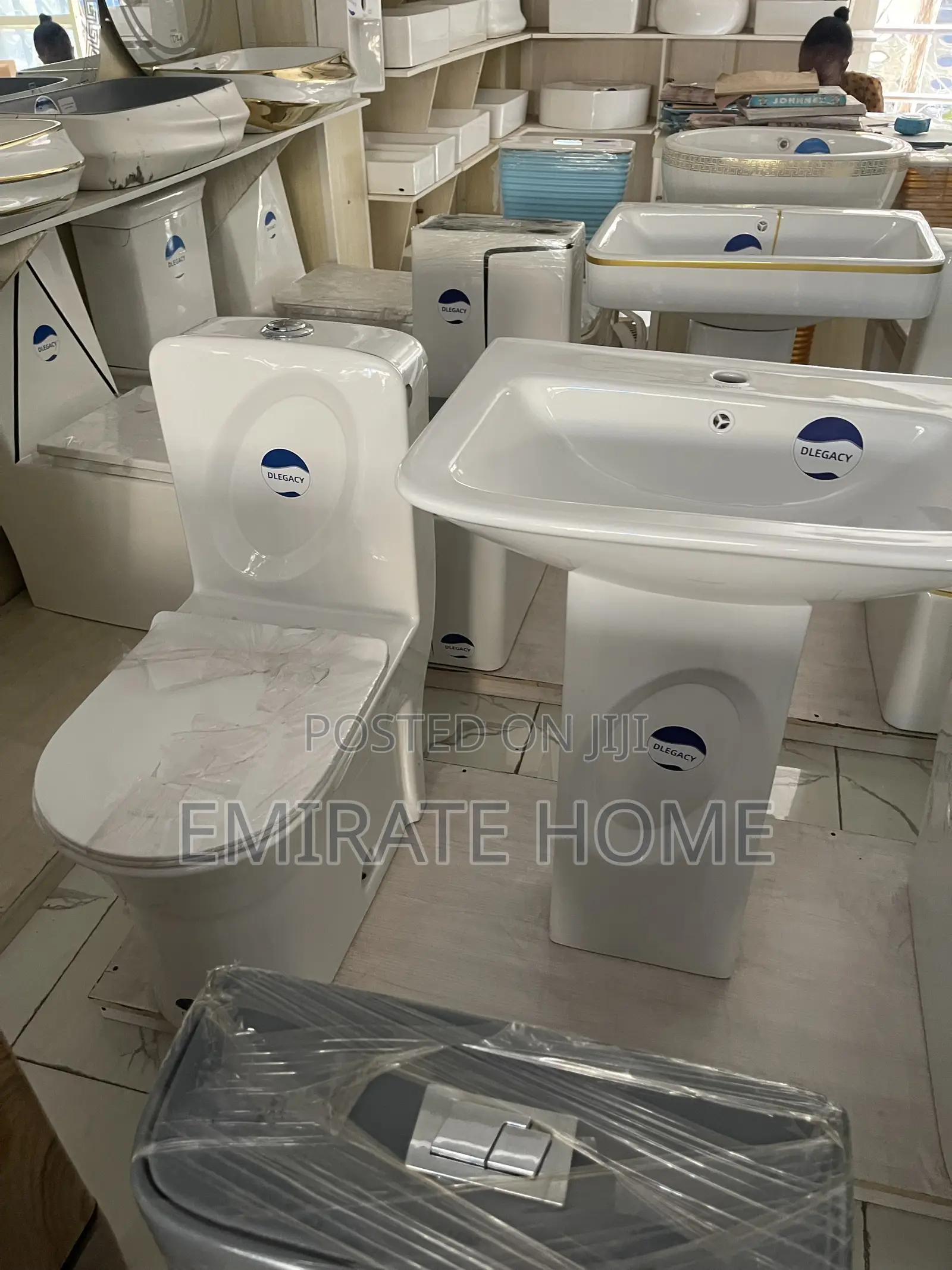 Executive Toilet With Design and Basin